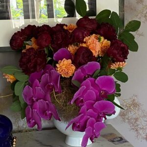 Jane Badler Instagram - Happy Holidays everyone… today is my 33rd anniversary. I feel astonished and blessed to have made it through the trials and tribulations of life with this special man by my side.. Thank you @strownix for creating so much beauty in my home.. Merry Christmas everyone so grateful for your love ❤️