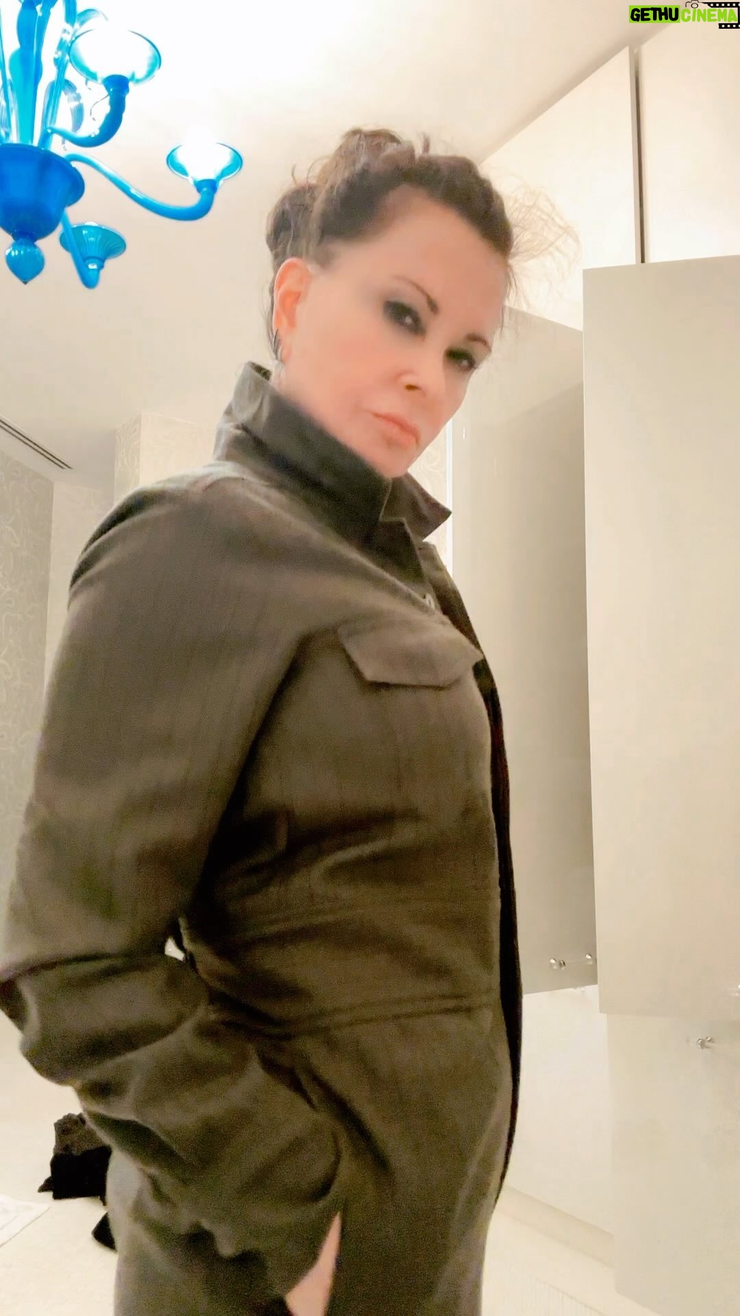 Jane Badler - 1.2K Likes - I love a jumpsuit especially this warm cosy one from my friends label @white__story .. its casual, comfy and just that little bit sexy .. xxxx