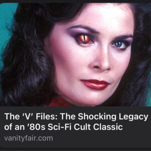 Jane Badler Instagram - Woke up to this amazing article in @vanityfair . My favorite magazine..Grateful for the legacy this mini series has created.. #AnthonyBreznican
