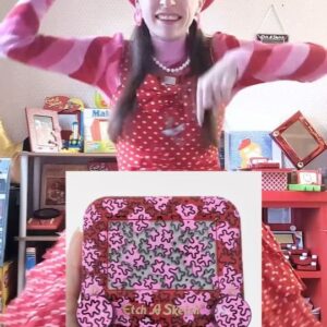 Jane Labowitch Instagram - New art collection announcement! it's a combo of my two favorite passions in life - Etch A Sketch and doodling! ❤️ As an added bonus, each doodle sculpture doodad is made using reclaimed Etch A Sketches which affords them a second opportunity to shine ✨ See a bunch more pix and all the relevant deets at my 🔗🎄! 

#etchasketch #doodle #doodleart #etchasketchart