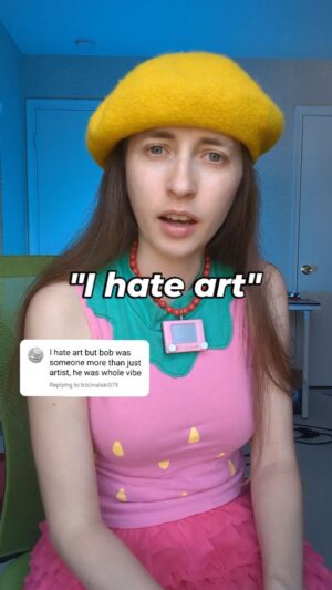 Jane Labowitch Instagram - "I hate art". There has to be more to it because I simply can't believe it otherwise 💔