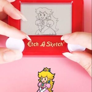 Jane Labowitch Instagram - Should I get the new Princess Peach game? 👀👑🍑

#etchasketch #princesspeach #princesspeachart
