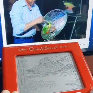Jane Labowitch Instagram - We're off to the races! 🏎️ #etchasketch #bobross
