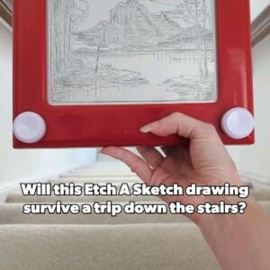Jane Labowitch Instagram - This series is definitely gonna impact my security deposit down the line 😅

#etchasketch #etchasketchart #bobross