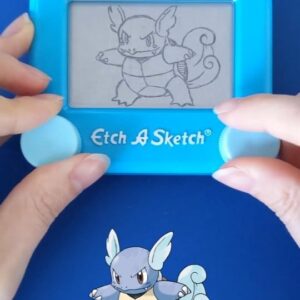 Jane Labowitch Instagram - On this Pokemon Day I'm celebrating the middle 'mons! 💕

#etchasketch #wartortle #ivysaur #haunter #kirlia