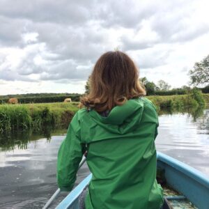 Jane Leeves Instagram - Rowing through rainy England.