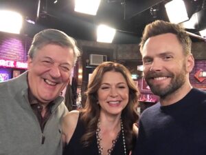 Jane Leeves Instagram - Just wrapped @GreatIndoorsCBS with my two goofballs, @joelmchale and @stephenfryactually.