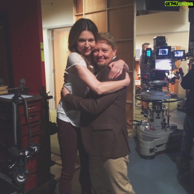 Jane Leeves - 407 Likes - Just filmed my last scene with my wonderful friend/ TV lover, Dave Foley. A great man with a great, great heart.