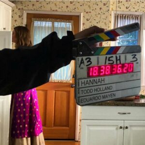 Jane Leeves Instagram - Day 1 of @therealhannahsimone pilot 🎉