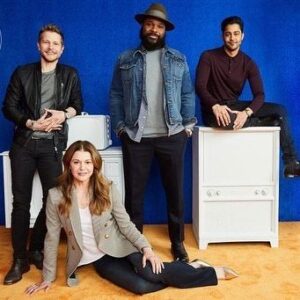Jane Leeves Instagram - These are some of the magnificent men in my life right now. Lucky me. At SCAD with fellow cast members of The Resident.
