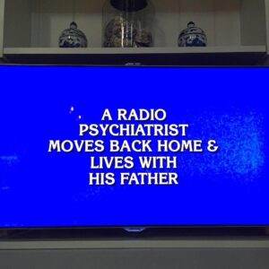 Jane Leeves Instagram - Hmm... I wonder? @jeopardy #Frasier
