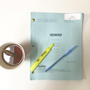 Jane Leeves Instagram - Learning my lines.