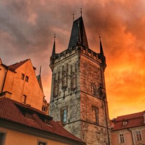 Janek Rubeš Instagram - #sunset #prague #storm #cloudporn #skyfall
