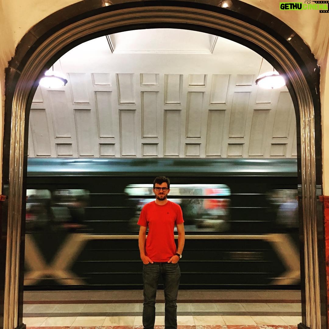 Janek Rubeš - 3.7K Likes - My dream was to see the Moscow metro. Thanks @honzamikulka for an awesome picture. #moscow #russia #metro