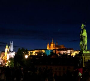 Janek Rubeš Instagram - Still the best view... #charlesbridge #praguecastle #svjannepomucky