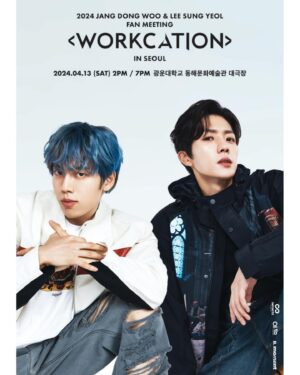 Jang Dong-woo Instagram - ⠀⠀⠀⠀⠀⠀⠀⠀⠀⠀⠀⠀⠀⠀⠀
JANG DONG WOO & LEE SUNG YEOL
FAN MEETING
<WORKCATION>
⠀⠀⠀⠀⠀⠀⠀⠀⠀⠀⠀⠀⠀⠀⠀
🐿 도쿄
2024.04.06. 2PM / 6PM
KT Zepp Yokohama💚
⠀⠀⠀⠀⠀⠀⠀⠀⠀⠀⠀⠀⠀⠀
🐿 오사카
2024.04.07. 2PM / 6PM
Zepp Osaka Bayside💚

🐿 서울
2024.04.13. 2PM / 7PM
광운대학교 동해문화예술관 대극장💚
⠀⠀⠀⠀⠀⠀⠀⠀⠀⠀⠀⠀⠀⠀⠀
----------------------------------------------
⠀⠀⠀⠀⠀⠀⠀⠀⠀⠀⠀⠀⠀⠀
🐿 또또 fromm 선예매
공지 확인! ~̆̈ .~̆̈ 
⠀⠀⠀⠀⠀⠀⠀⠀⠀⠀⠀⠀