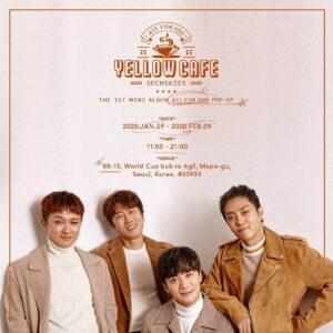 Jang Su-won Instagram - #SECHSKIES #젝스키스 #THE1STMINIALBUM #ALLFORYOU #YELLOWCAFE #YG