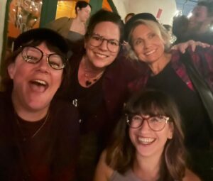 Janie Haddad Tompkins Instagram - Only took 48.6 days for EACH year of this 3 year deal to get hammered out by the “managers.” Proud to stand in solidarity with my WGA siblings against really slow negotiators. Now, let’s do SAG-AFTRA. See y’all Tuesday on the line (after my dentist appointment.) Love every brave and ballsy Hollywood creative out there!!!! You inspire my soul. ✊(Also, Betsy Thomas bought me, a stranger, that cocktail! Love you writers to the moon and back!!!)
