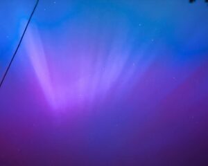 Janina Ramirez Instagram - For those that know me, you’ll know I had two things on my bucket list: see a murmuration and the Northern Lights. Achieved one last year a few miles down the road, and tonight I’ve achieved the other from my back garden. I’m overwhelmed….