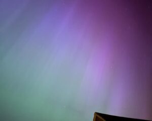 Janina Ramirez Instagram - For those that know me, you’ll know I had two things on my bucket list: see a murmuration and the Northern Lights. Achieved one last year a few miles down the road, and tonight I’ve achieved the other from my back garden. I’m overwhelmed….