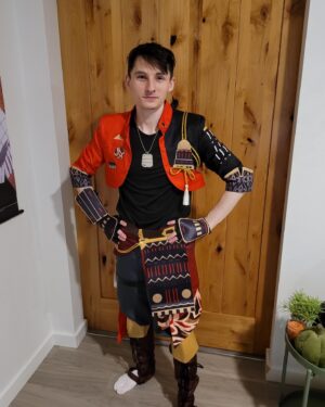 Jared Gilmore Instagram - Doing a little cosplay stream, live now summoning for Eula in Genshin Impact. Thoma has become one of my favorite characters in the game! Who’s yours? Link in bio!  #Cosplay #genshinimpact #ThomaCosplay #Thoma #Eula #Summons #Twitch #Stream