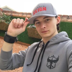Jared Gilmore Instagram - Huzzah!!! Repin’ the new team. So hyped for #OWL2019 it’s gonna be epic. @atlreign thanks for the gear and can’t wait for an epic season. Start of something beautiful #OnceUponAGrind #LetItReign #overwatchleague