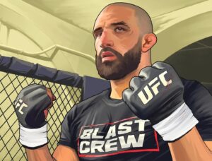 Jared Gordon Instagram - Illustration I made of @jaredflashgordon 
A man who surprised me with his kindness, passion and amazing story 🙏🏻🔥
#blastcrew
.
.
.
.
.
#art #ufc #artistsoninstagram #illustration #keepblassing #jaredflashgordon