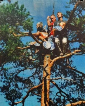 Jarppi Leppälä Instagram - They say human came down from the trees some 4 million years ago. But this photo was only taken maybe 23 years back. 🤔 
#dudesons