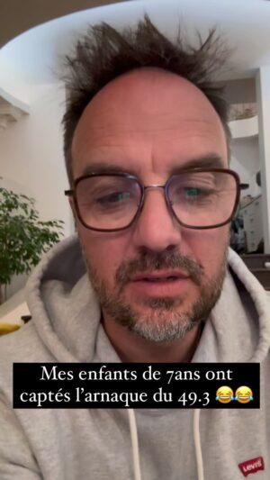 Jarry Instagram - 49.3 mes enfants ont compris l’arnaque 😂😂😂 Impro pas de répétition c’est brut mais drôle
