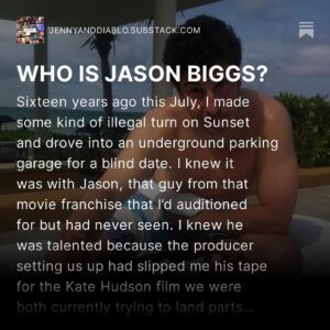 Jason Biggs Instagram - Jason is more than my better half, he's my better three quarters. LINK IN BIO and STORIES