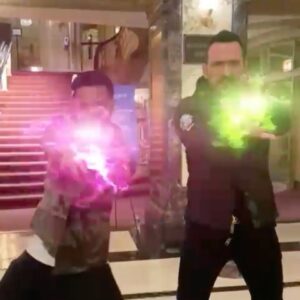 Jason David Frank Instagram - Awesome to catch up with you, @kingbach. You’re great as our mentor, U.R.I., in @lotwhitedragon. We promise, Bach doesn’t die in this movie. Morphin into the next comic shops this week at:

Nov 9th @borderlandscg #Greenville 📞 (864) 235-3488

Nov 10th @topdogcomics #Augusta 📞 (706) 650-5737

Nov 12th @challengesgames #Atlanta #Decatur 📞 (678) 973-0410

Upcoming stops: **MICHIGAN**

Nov 19th @tardys_comics #GrandRapids 📞 (616) 247-7828

Nov 20th @mediareloadstores #Flint 📞 (810) 285-8704

Nov 21st @mifunkopops #ShelbyTownship 📞 (586) 932-6052

Click here for how it works ——> #jdfppprules

#PowerRangerprotectionprogram #greenranger #tommyoliver #powerrangers #lotwd #lotwdtour #erikreed #whitedragon # #letssavepaperbackcomics #comics #comicbooks #socialdistancefun FOLLOW MY NEW MOVIE @lotwhitedragon