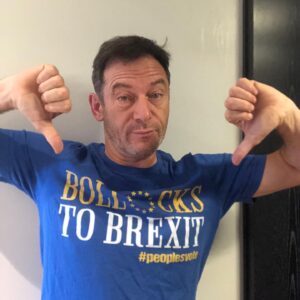 Jason Isaacs Instagram - It’s so simple - whatever unrecognisable deal for leaving Europe has finally been wrangled after three years of paralysis, let the British people have a vote on their future. Personally, the notion that we should vote to make the country poorer - and that’s what every side thinks the consequences are likely to be, whether in the short or long term - is brain-churningly batshit, but if there’s a majority of my fellow countryfolk who are for it, so be it. Put it to the people. 
#peoplesvote 
#bollockstobrexit