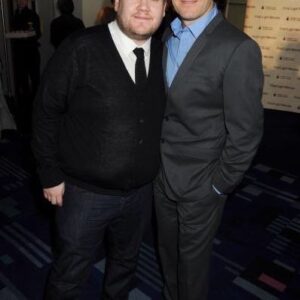 Jason Isaacs Instagram - #FBF Looking through old photos. This is the Old Vic charity 24 hr plays in 2010. I think. Me and one of the hosts. No idea what happened to him. Or that suit.