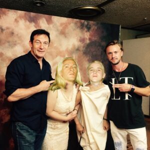 Jason Isaacs Instagram - It’s been such a joy to watch you grow - first on the outside and, latterly, on the inside and in every direction. Enough now for gods sake. Leave some art for the rest of us and shave occasionally.  Happiest and cakiest of birthdays my acting, writing, singing and globe-conquering progeny. 
Bad Dad x

Strange how I haven’t aged at all. Must be the clean living you’ve been modeling.