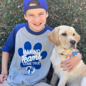 Jason Maybaum Instagram - For the last couple of months my family has been puppy raising Wednesday for @guidedogsofamerica .  Wednesday  has grown literally and figuratively soooo much. So far, this experience has been incredible!  If you live in Southern California you too can be a puppy raiser for @guidedogsofamerica even if you don’t live in Southern California, other states and countries have 🦮organizations that provide guide dogs to visually impaired people.  Being a puppy raiser is a big commitment and during COVID-19 people who otherwise couldn’t commit may be able to. 💙 you can learn a little about puppy raiser experiences - @disneyplus has a great 🦮docuseries called #PickofTheLitter