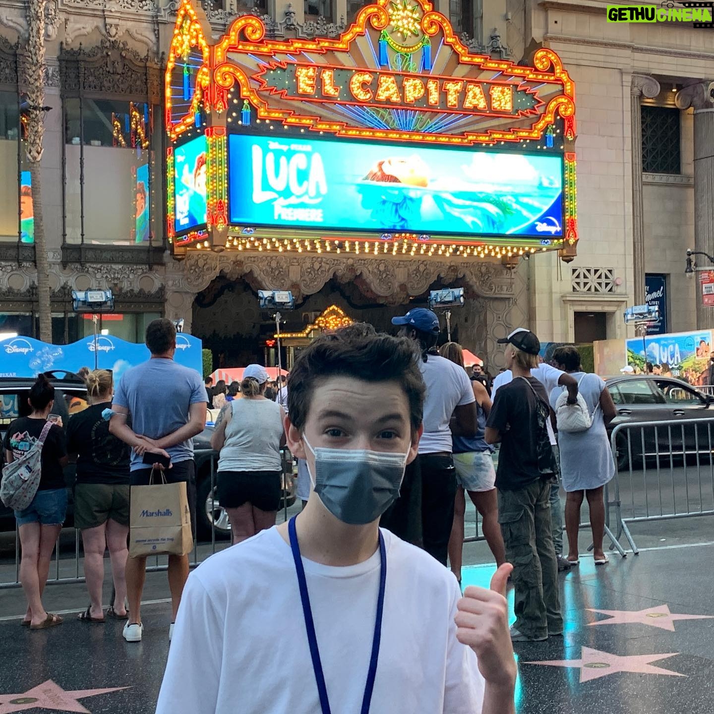 Jason Maybaum - 23.4K Likes - Felt great to be back on a red carpet, well this one was blue #lucapixar @disneyplus
