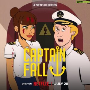 Jason Ritter Instagram - I’m so excited that Captain Fall is finally coming out!! July 28th on Netflix! ⚓️⚓️⚓️