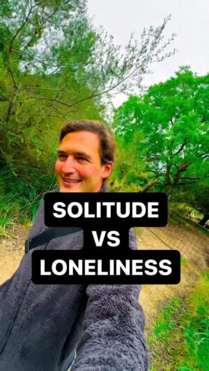 Jason Silva Instagram - SOLITUDE VS LONELINESS #solitude #loneliness #mentalhealth #depression #anxiety #healing #spirituality