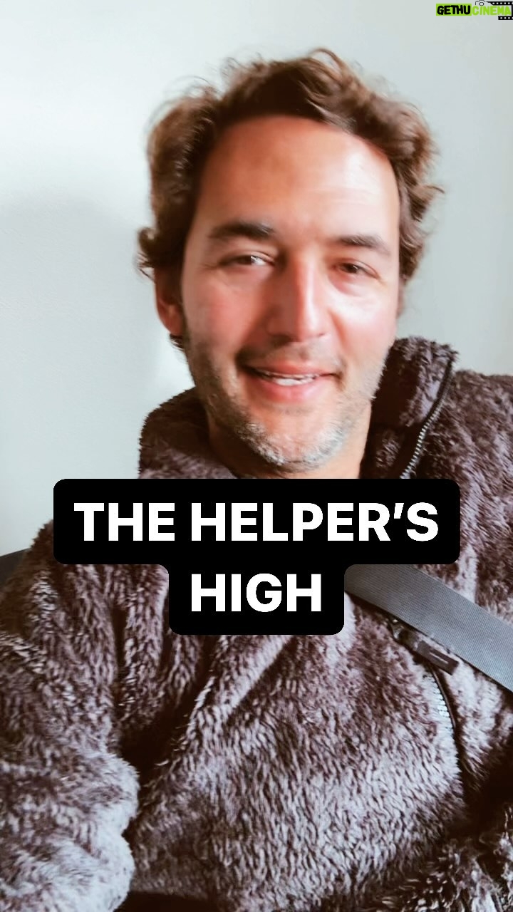 Jason Silva - 860 Likes - THE HELPER’S HIGH #service #kindness #volunteer #charity