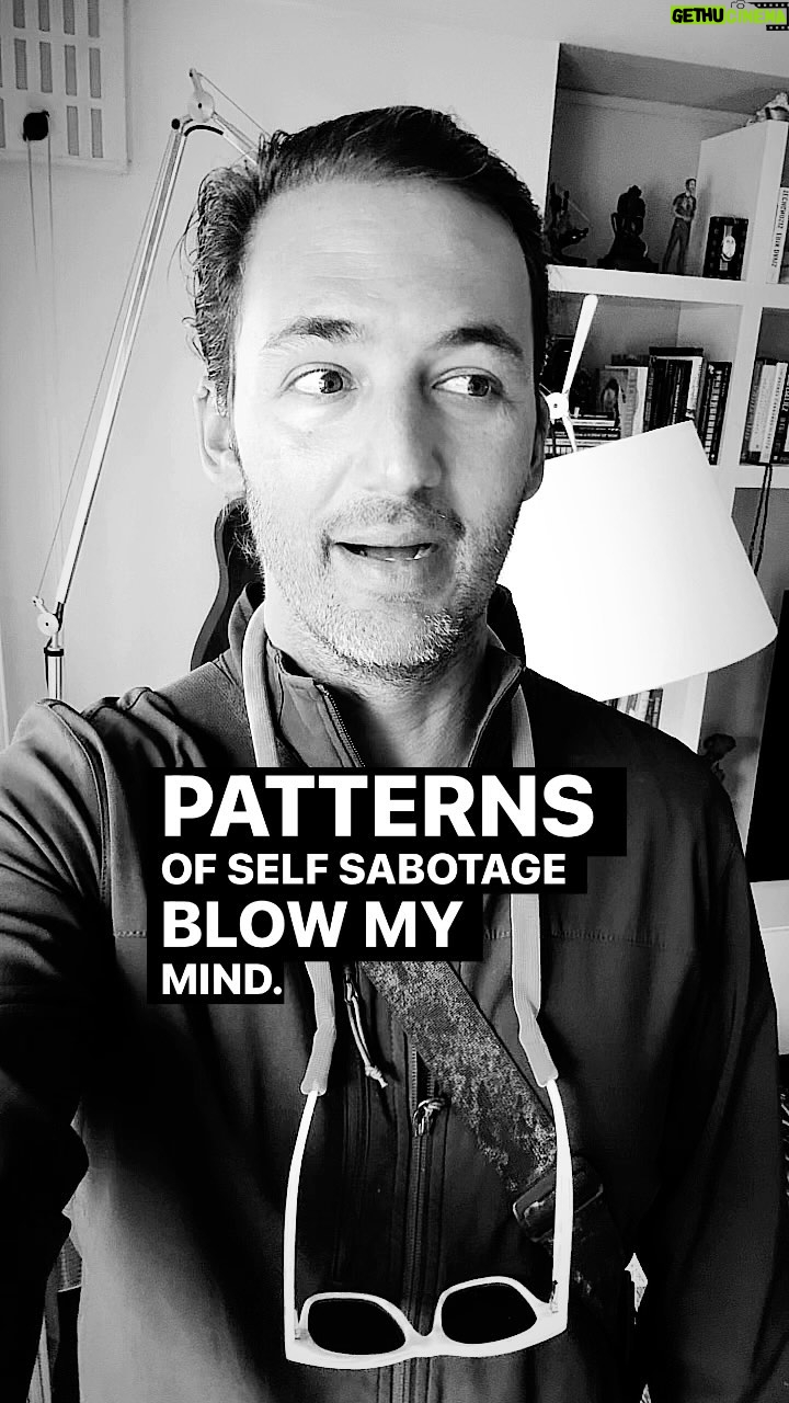 Jason Silva - 851 Likes - PATTERNS OF SELF-SABOTAGE #selfsabotage #discipline #self #selflove #selfcare #selfhelp