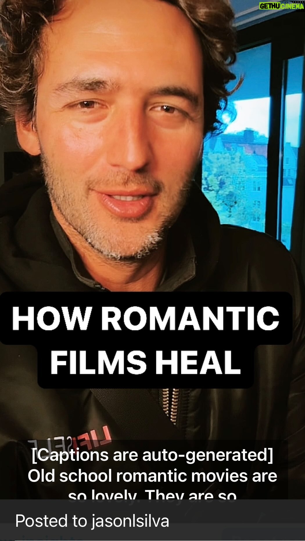 Jason Silva - 1.3K Likes - HOW ROMANTIC FILMS HEAL #romance #film #romantic #movies #healing