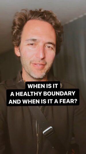Jason Silva Instagram - WHEN IS IT A HEALTHY BOUNDARY AND WHEN IS IT AN IRRATIONAL FEAR?  #boundaries #creativity #flow #freedom