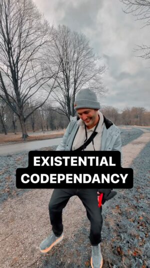 Jason Silva Instagram - EXISTENTIAL CODEPENDENCY: we live in a world that fetishizes emotional independence— we are told to be existentially self-reliant. I get it. Taking care of yourself is important. However; this can get taken to such extremes that it leaves no room for our fundamental and existential need for love and companionship. Some people literally die of loneliness.  If babies are not held and loved they can die, even if they are being actively fed!  Human-to-human contact is non-negotiable. For this reason Krishnamurti said “it’s no sign of good health to be well  adjusted to a sick society”. #mentalhealth #healing #lonely #loneliness #depression #anxiety #romance #soulmate