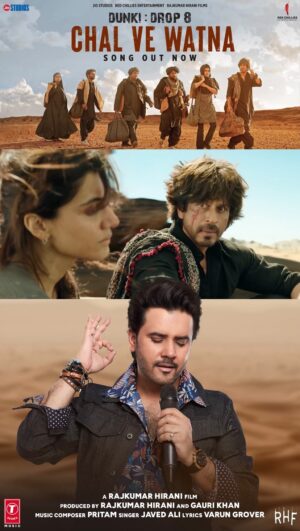 Javed Ali Instagram - Very Happy to Share my Latest Song “Chal Ve Watana” from “Dunki”.

Full Video Link: https://youtu.be/n_Qms-CKEVM?si=uVUhrQZ_IU4cWP2E

Heartiest Thanks to Shah Rukh Khan, Rajkumar Hirani, Pritam, Varun Grover and the entire team for this melodious masterpiece creation.

Share “Chal Ve Watana”
song with your friends and family and watch #Dunki at your nearest cinemas. Lots of Love.

-yours truly Javed Ali

@iamsrk @hirani.rajkumar @redchilliesent @rhfilmsofficial @tseries.official @officialjiostudios @ipritamofficial @vidushak @javedali4u @gaurikhan @taapsee 

#Dunki #DunkiDrop8 #shahrukhkhan #srk #srkfanclub #srkuniverse #rajkumarhirani #redchilliesentertainment #hindisong #bollywoodsongs #bollywoodsong #bollywoodmusic #chalvewatna #JavedAli #NewSong