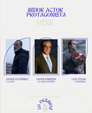 Javier Gutiérrez Instagram - Muchísimas gracias compañer@s!!!
Me siento muy honrado de compartir nominación con estas dos bestias de la cosa interpretativa.
@uniondeactores
@lalomablanca.p.c
@mod_producciones
#lahijalapelicula
#30premiosua