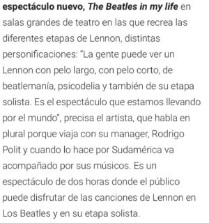 Javier Parisi Instagram - Buen domingo para todos☀️💫 les comparto la nota que salió hoy en Infobae, pueden leerla online entrando a Infobae.com o en mi canal de difusión. 
Have a fab Sunday folks, this is an interview that came out today. 

I love you all ❤️
с любовью 
Paljon rakkautta
愛を込めて
Com amor
.
.
.
.
#javierparisi #impersonator #johnlennon #lennon #lennontribute #tributetojohnlennon #beatleband #ultimateimagine #thebeatles #beatles #imaginejohnyoko #databeatle #lennonargentino #news #entertainment #ジョンレノン #eternallennon #lennonlookalike  #johnlennontribute #sammendes #sammendesdirector