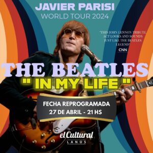 Javier Parisi Instagram - Hello folks! I hope you are well!
Here we go again ✈️ more gigs will be added soon
Nos vemos ahí amigos! 
04/4 CC BIANCA Barranco, Lima Peru 🇵🇪 
06/4 Teatro UPAO, TrujilloPeru 🇵🇪
11/4 Marquee, Palermo, CABA 🇦🇷
27/4 El Cultural, Lanus 🇦🇷
04/5 NV Teatro, R. Grande, Patagonia 🇦🇷

Stay tuned: España, Mexico, Indonesia, Philippines, England and more…

#javierparisi #impersonator #johnlennon #lennon #lennontribute #tributetojohnlennon #beatleband #ultimateimagine #thebeatles #beatles #imaginejohnyoko #databeatle #lennonargentino #news #entertainment #ジョンレノン #eternallennon #lennonlookalike  #johnlennontribute #palermo #marquee #showenvivo