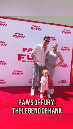 Jax Taylor Instagram - Cruz’s first red carpet experience was a success! He absolutely loved @pawsoffurymovie which comes out this weekend on July 15th! It’s a really cute family movie that your kids will really enjoy! Not gonna lie, I loved it too! 🎥