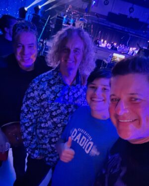 Jay DeMarcus Instagram - Wrapping up an awesome weekend with @generationradioband in Huntington, WV… Got to take my little buddy Dylan, and he brought the house down singing “Bless The Broken Road”… Love making these memories and making this music!! #livemusic #daddydyllie #rascalflatts #chicago #tompetty