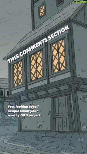 Jay Foster Instagram - You’ve been trying to tell people about it. Hey, you got a podcast? A DM’s guild supplement? Cool merch? Dice?? Whatever it is, if it be worthy, I want to know. Tell me about it. LET THERE BE A FRENZY OF SELF-PROMOTION!
.
.
.
It doesn’t even have to be Dungeons & Dragons related, just ttrpg nerd adjacent. I want to hear it. LET ME PROMOTE YOU!
.
Oh and then share this post, obviously, the more people see this post the more will see your comment 💪 
.
#dungeonmaster #dungeonmasterlife #dndmemes #ttrpgmemes #dnd #dnd5e #dndparty #dndcampaign #dungeonsanddragons #ttrpg #dndhomebrew #homebrewdnd #dnditems #dnddice 
.
This animation is by blue turtle on YT, check them out! Follow them @blueturtle_design